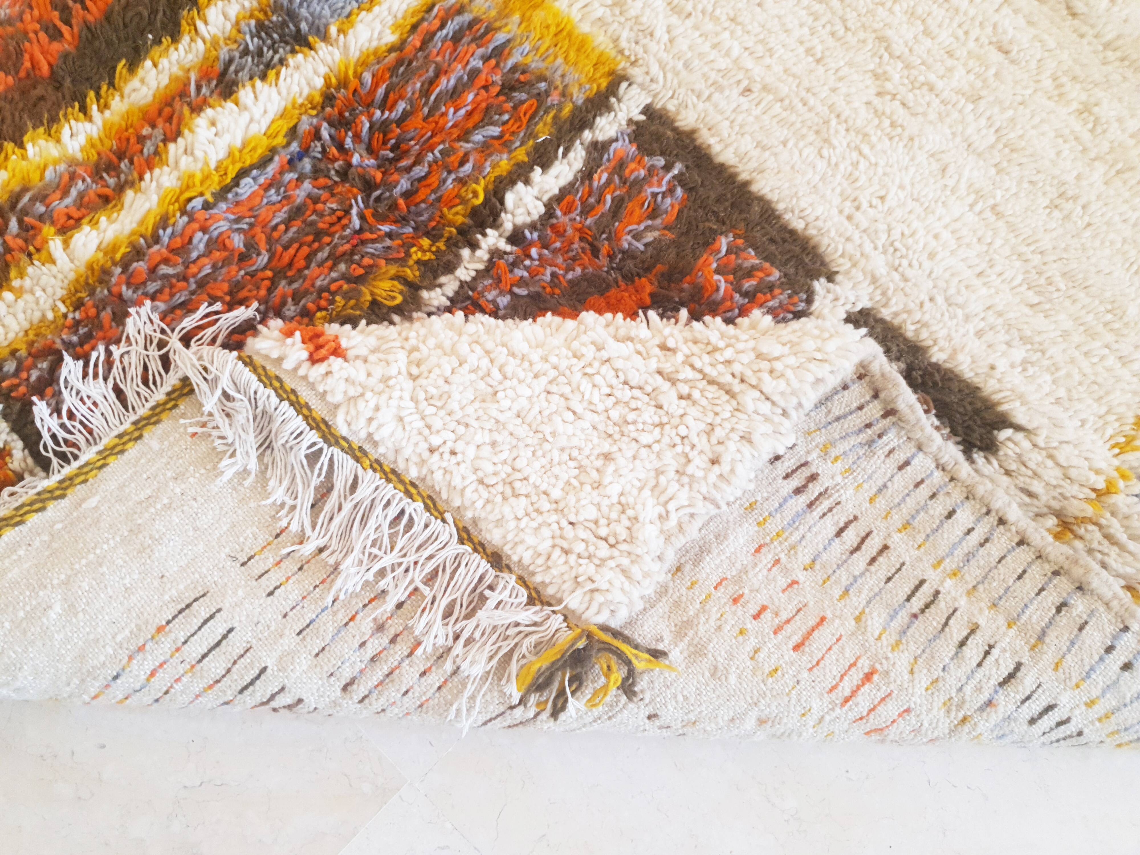 Moroccan berber carpet 222x152cm