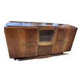 Art Deco 3-door, 2-drawer sideboard