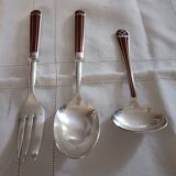 Lot 73 cutlery christofle model talisman lacquer of china color siena