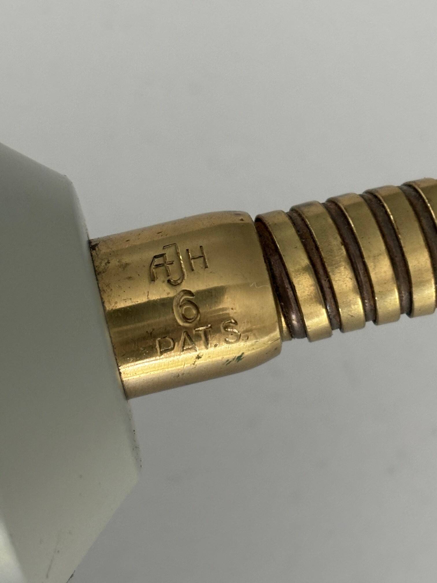 articulated brass wall light - Sweden 1960s