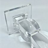 Pair of crystal candlesticks