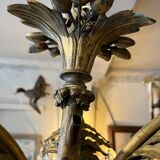 Lustre en bronze 1950