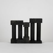 Rare set of postmodern candlesticks by Jérôme Thermopyles circa 1980.