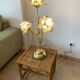 Vintage lotus flower lamp