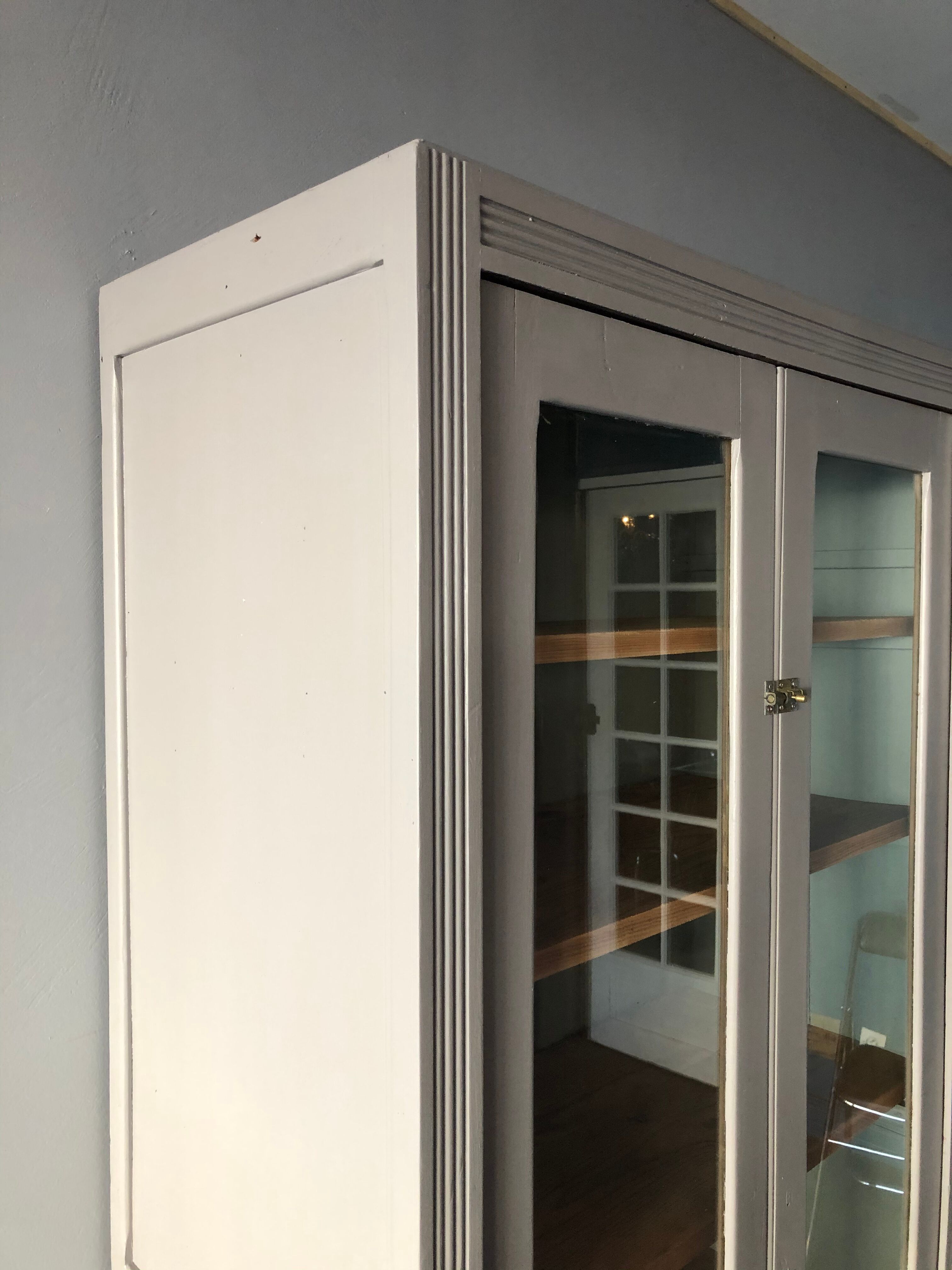 Glass-glazed Parisian wardrobe