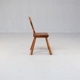 Beautiful set of 6 Rustic Alpine Mountain Chairs