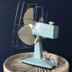 Vintage calor tilting fan mint