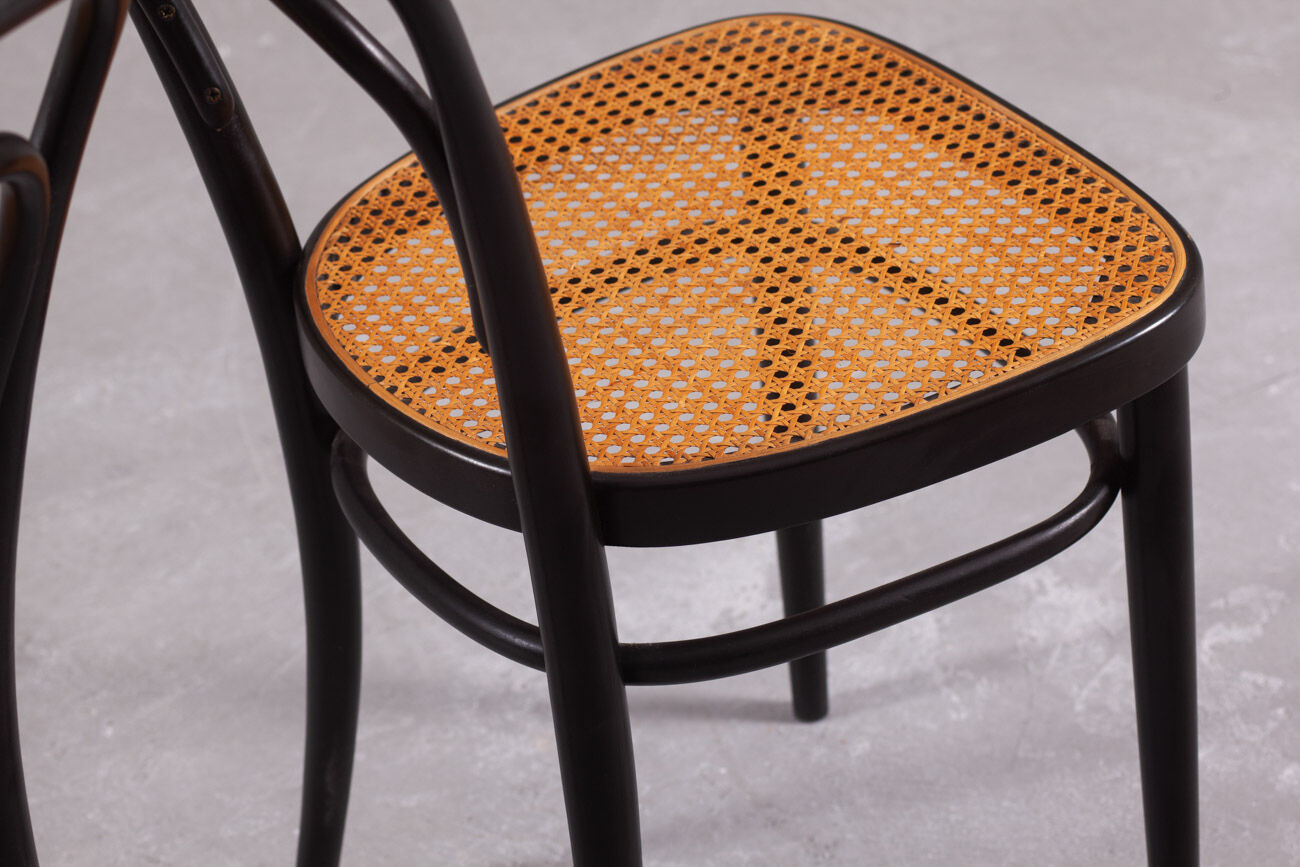 Vintage Thonet No. 214 chairs, Austria, 1970s set of 2