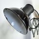 Industrial Black Enamel Scissor Wall Lamp, 1950s
