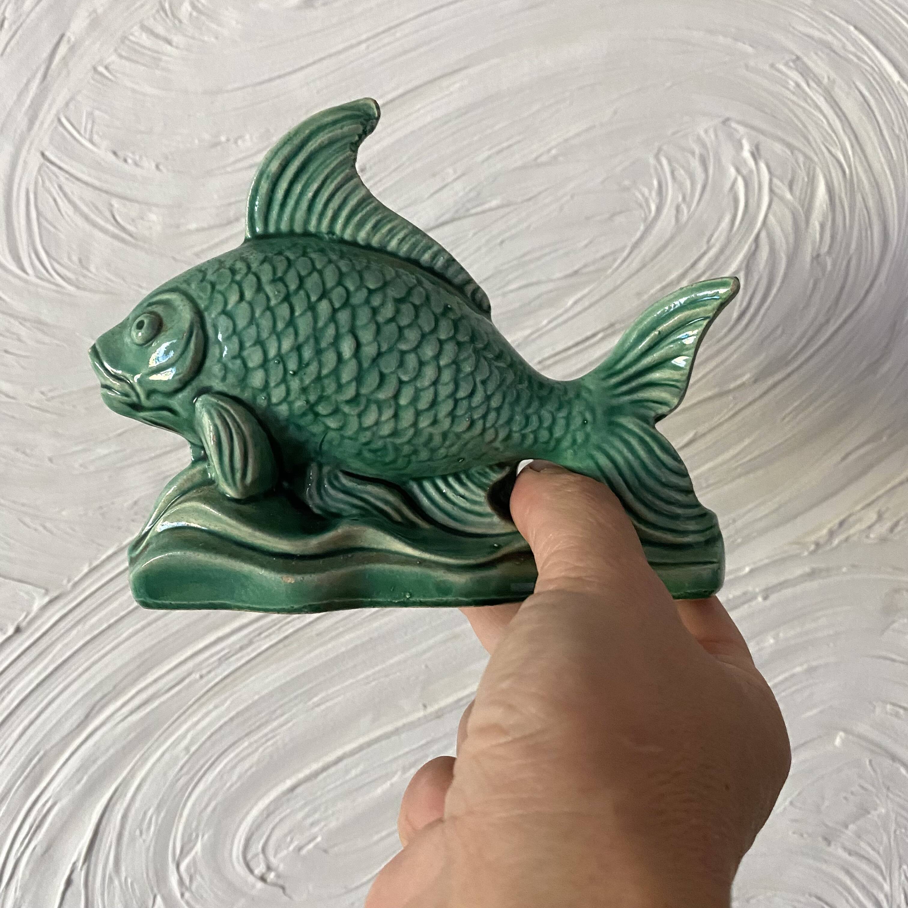 Poisson en céramique années 50