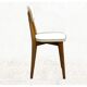 Vintage chairs 50s/60s skai and light beech