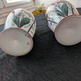 Pair of opaline vase