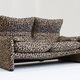 Cassina Maralunga 2 seater by Vico Magistretti Jacquard Panther fabric
