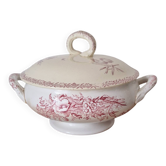 Sarreguemines soup tureen, country model F.F. Pexonne