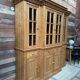 Pine shop display cabinet