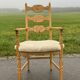 Henning Kjaernulf high back chair with new lambswool