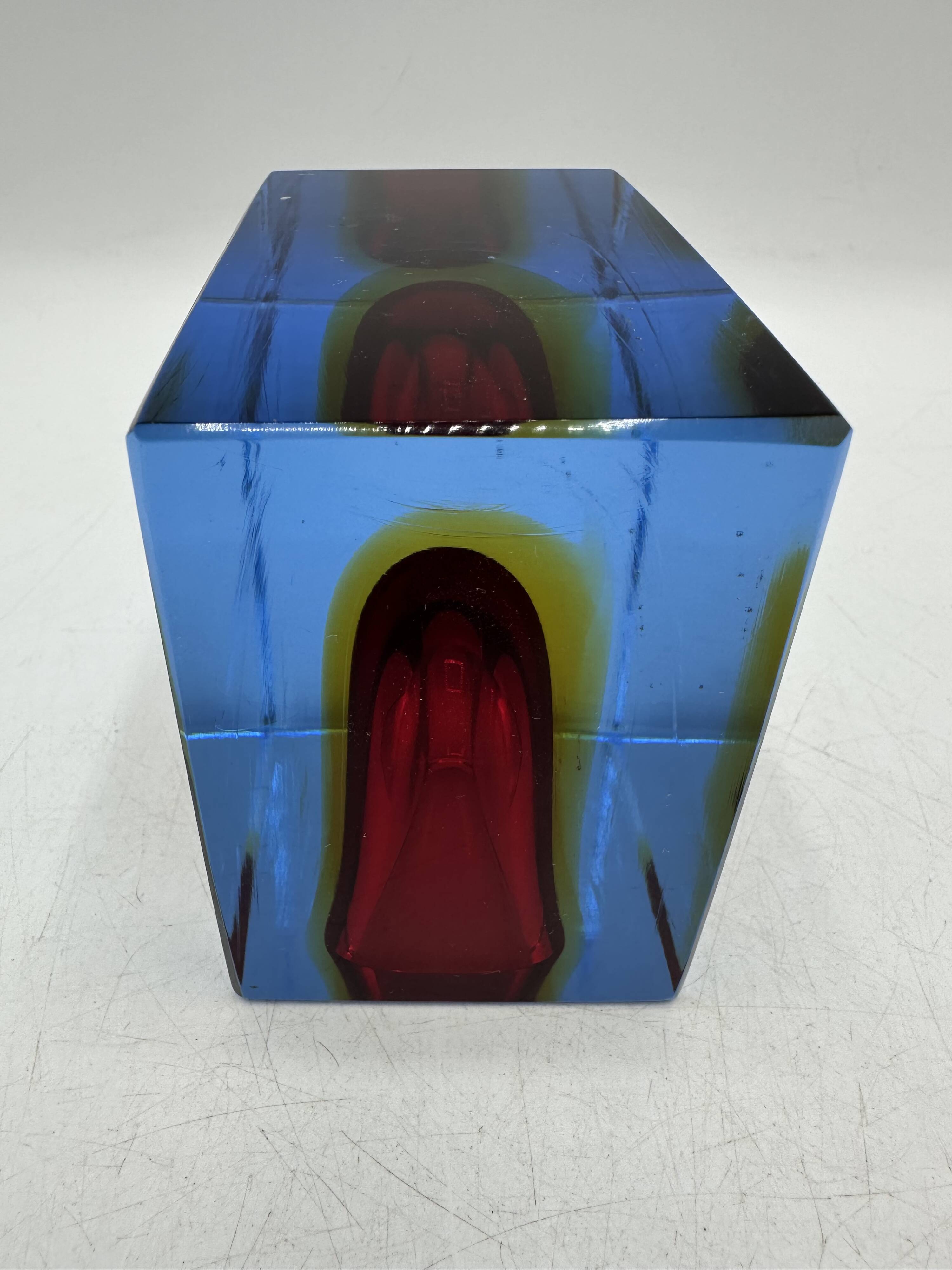 Sommerso Murano ashtray or pocket emptier 1960