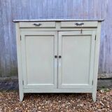 Buffet parisien vert vintage