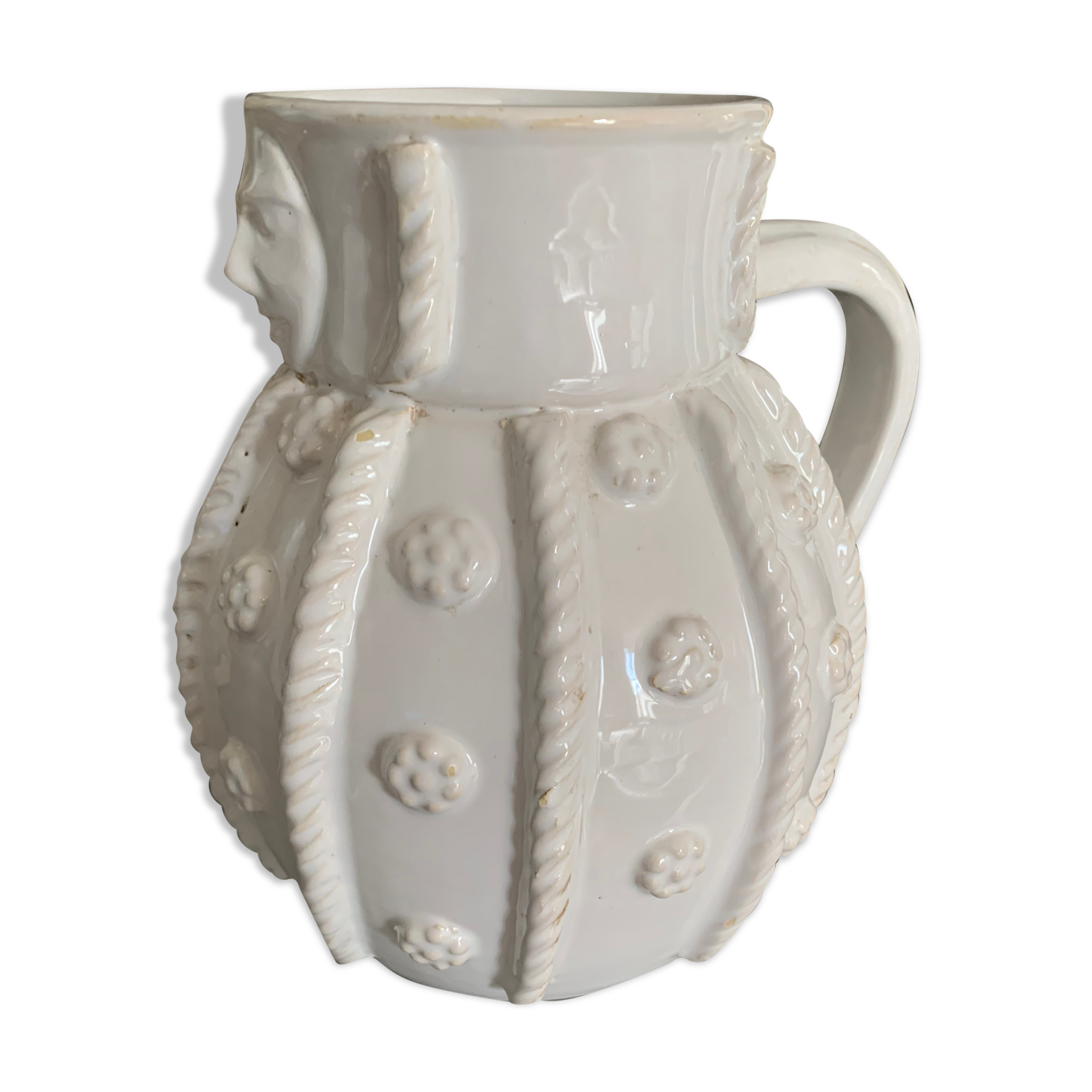 Malicorne earthenware pitcher émile tessier