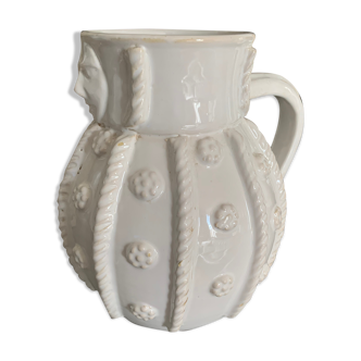 Malicorne earthenware pitcher émile tessier