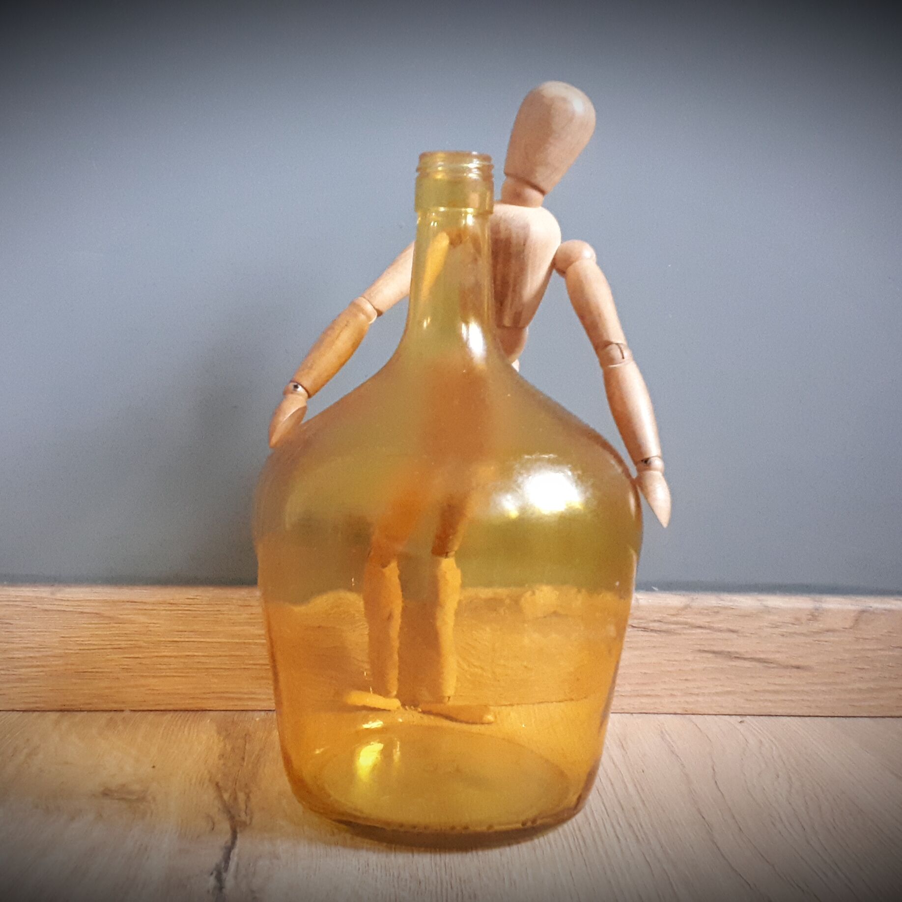Demijohn 2L yellow