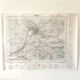 Carte vintage Angers 73x55cm