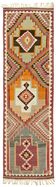 Turkish Handwoven Vintage Herki Kilim 107 cm x 363 cm