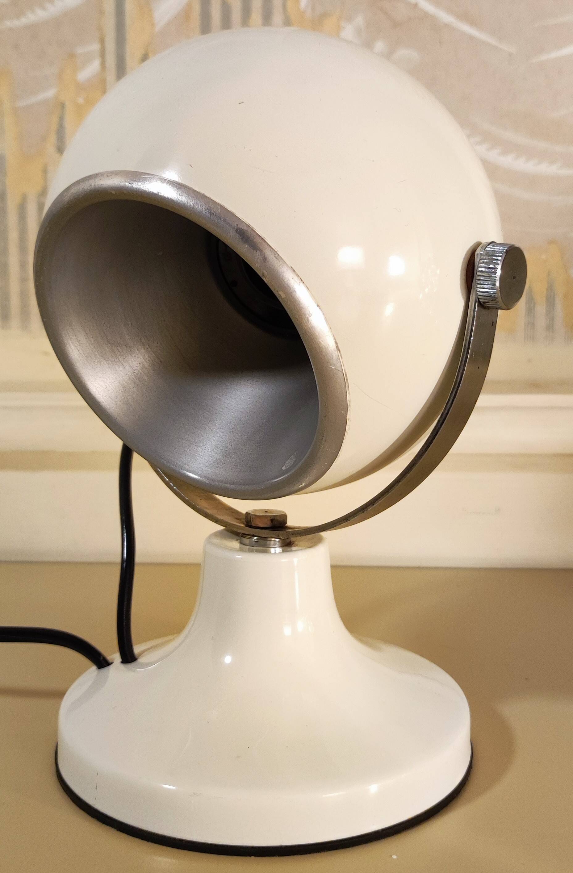 Lampe eyeball pied tulipe 1970