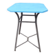 Splendid and rare outdoor iron bistro table from the 1940s, completely renovated