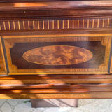 Wooden fireplace mantle