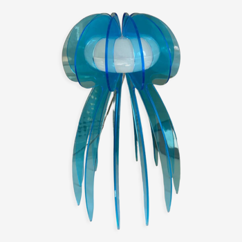 Lamp in plexiglass or vintage plexi in the shape of jellyfish