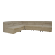 Modular sofa in beige boucle fabric, 1970s
