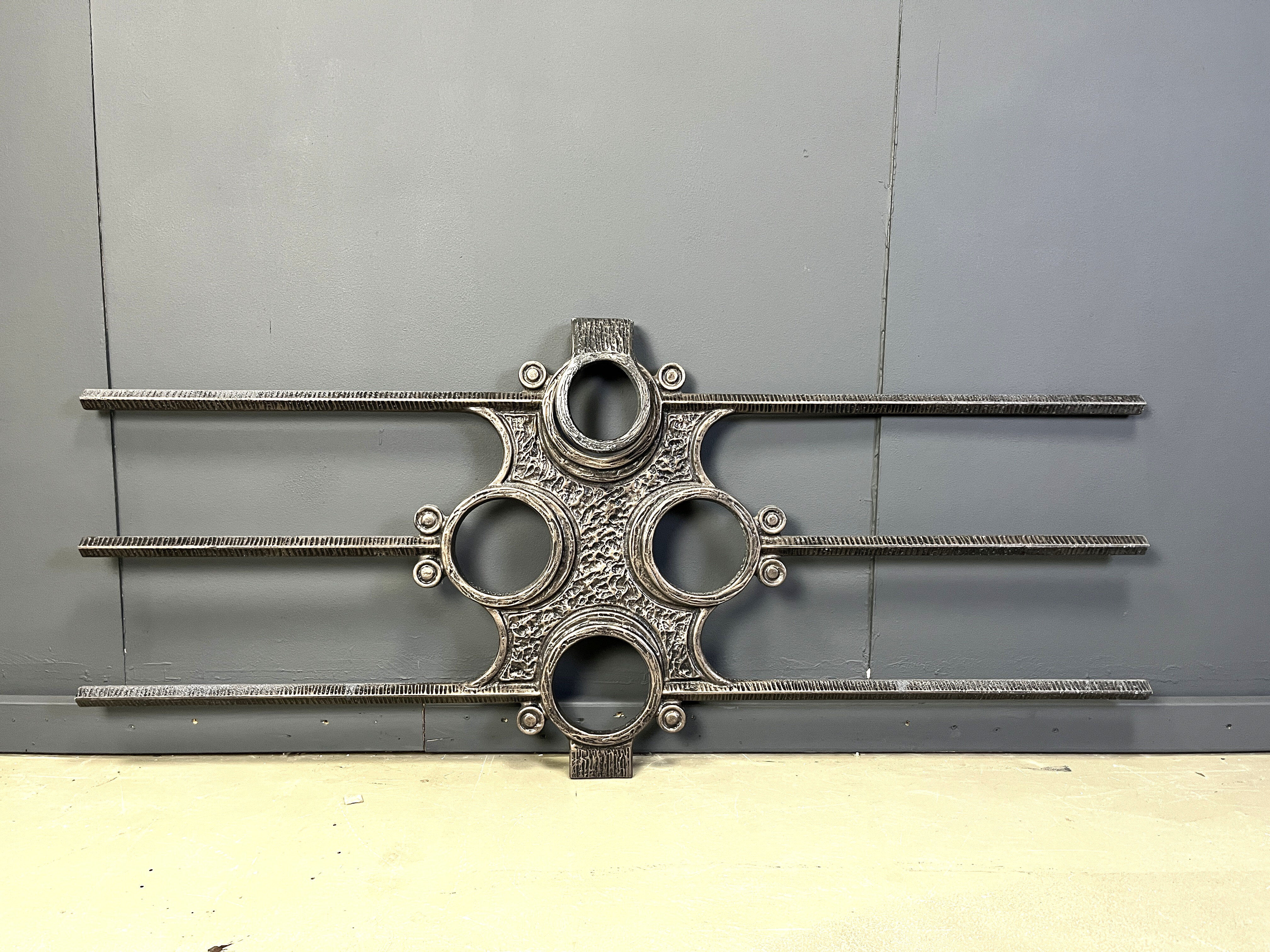 Vintage brutalist wall sculpture, 1970s