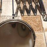 2 vintage accordion mirrors