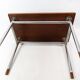 Coffee table in teak and legs in metal, designed by Hans J. Wegner, 1960s