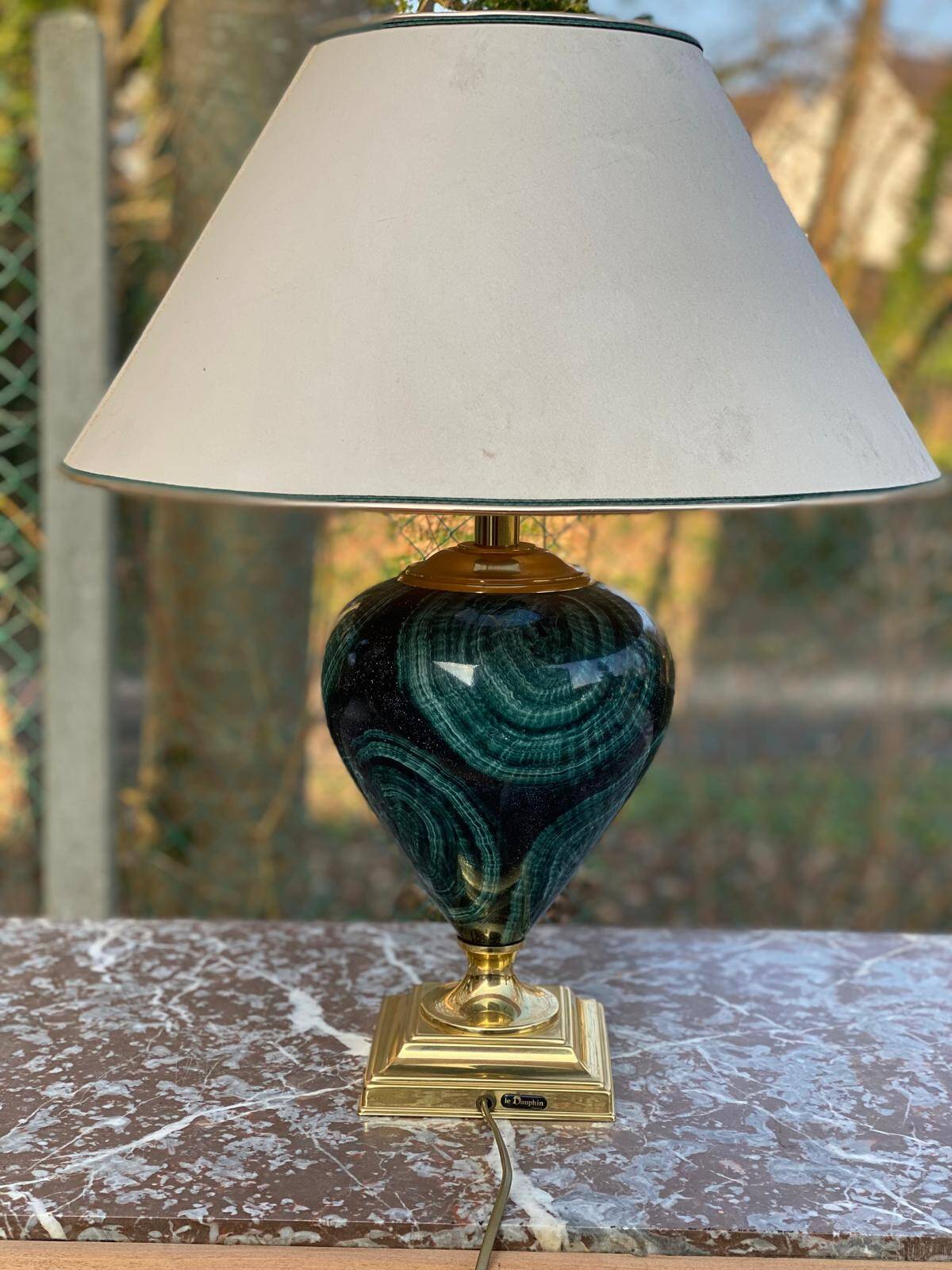 1960s lamp by Maison Le Dauphin of France