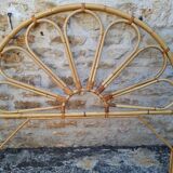 Bamboo and rattan headboard