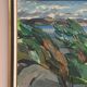 Large original Swedish oil on canvas – "Rocky Shore" – Signed – vintage and framed – 91 × 70 cm (35.8 in × 27.6 in)