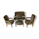 Salon complet: 1 canapé et 3 fauteuils 19ème