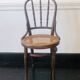 Pair of chairs signed Thonet
