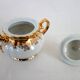 Coffee service 6 cups Swan Lake vintage Italian porcelain