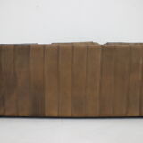 1980s De Sede Brown Leather Sofa, Switzerland