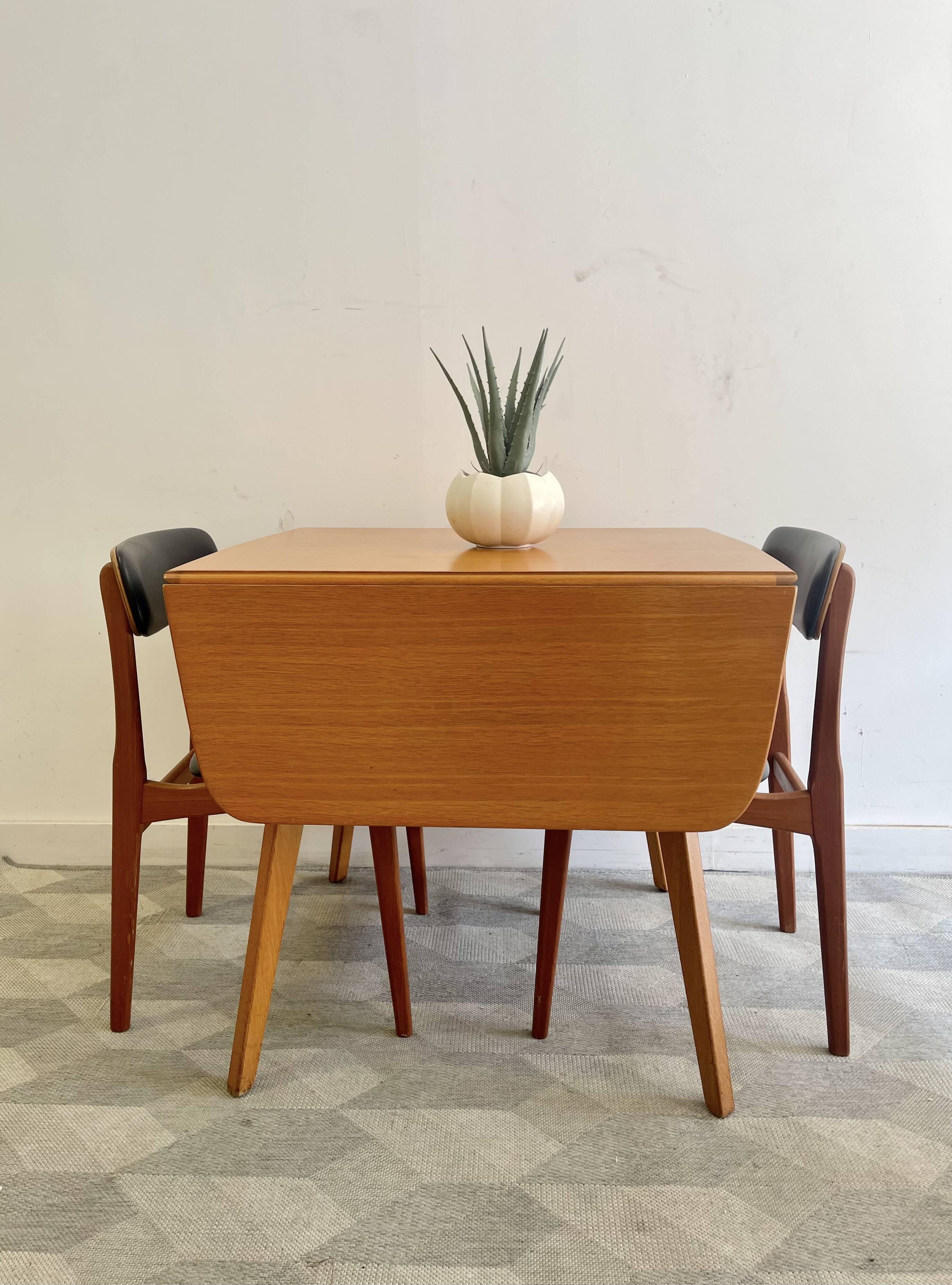 Vintage g plan drop leaf dining table