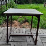 Folding square industrial table