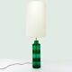 Lampe scandinave en verre incalmo vert Hadeland Glassverk - Høvik Verk 1960