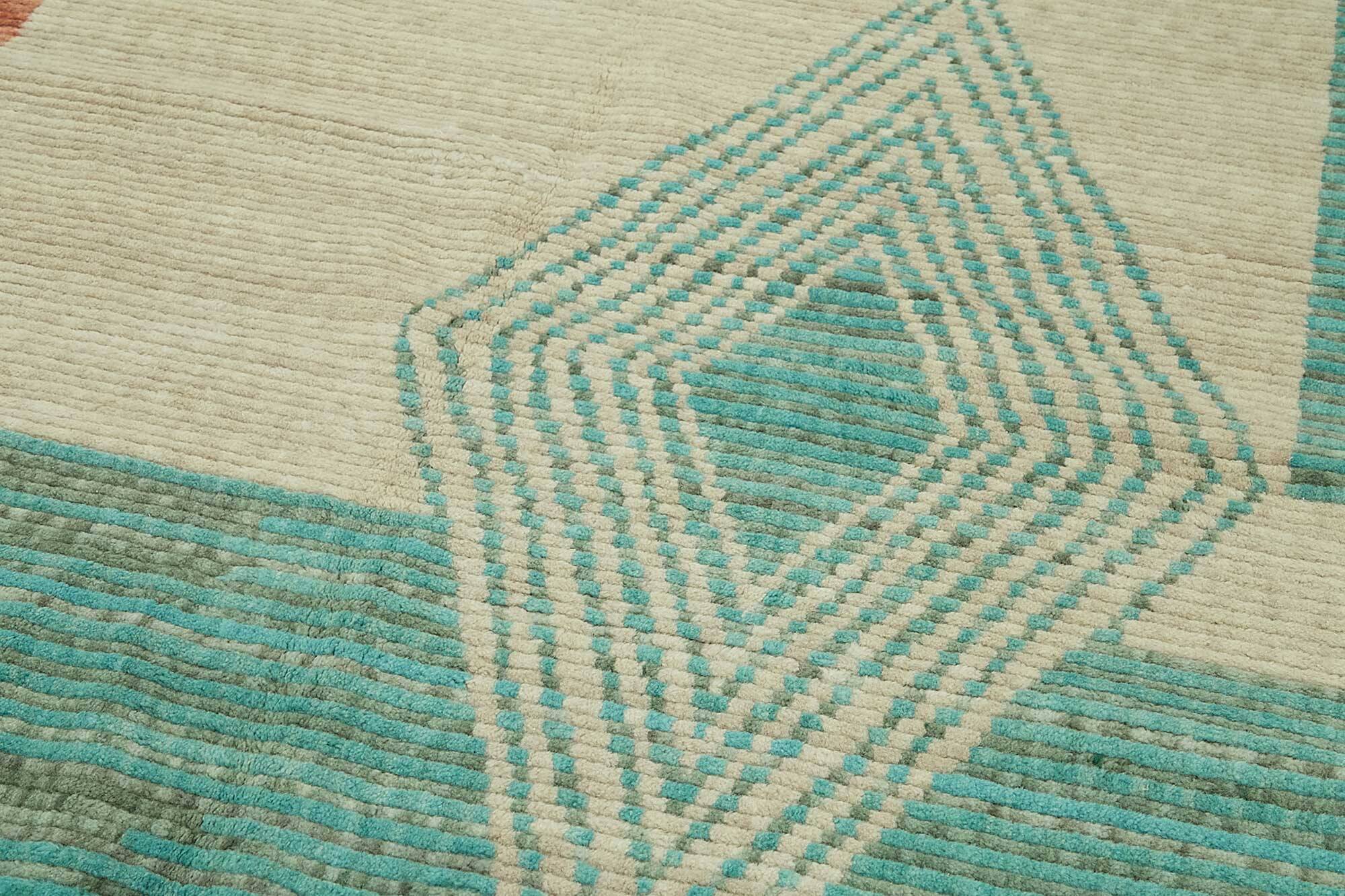 Turkish Handcrafted Loom Oushak Rug 197 cm x 300 cm