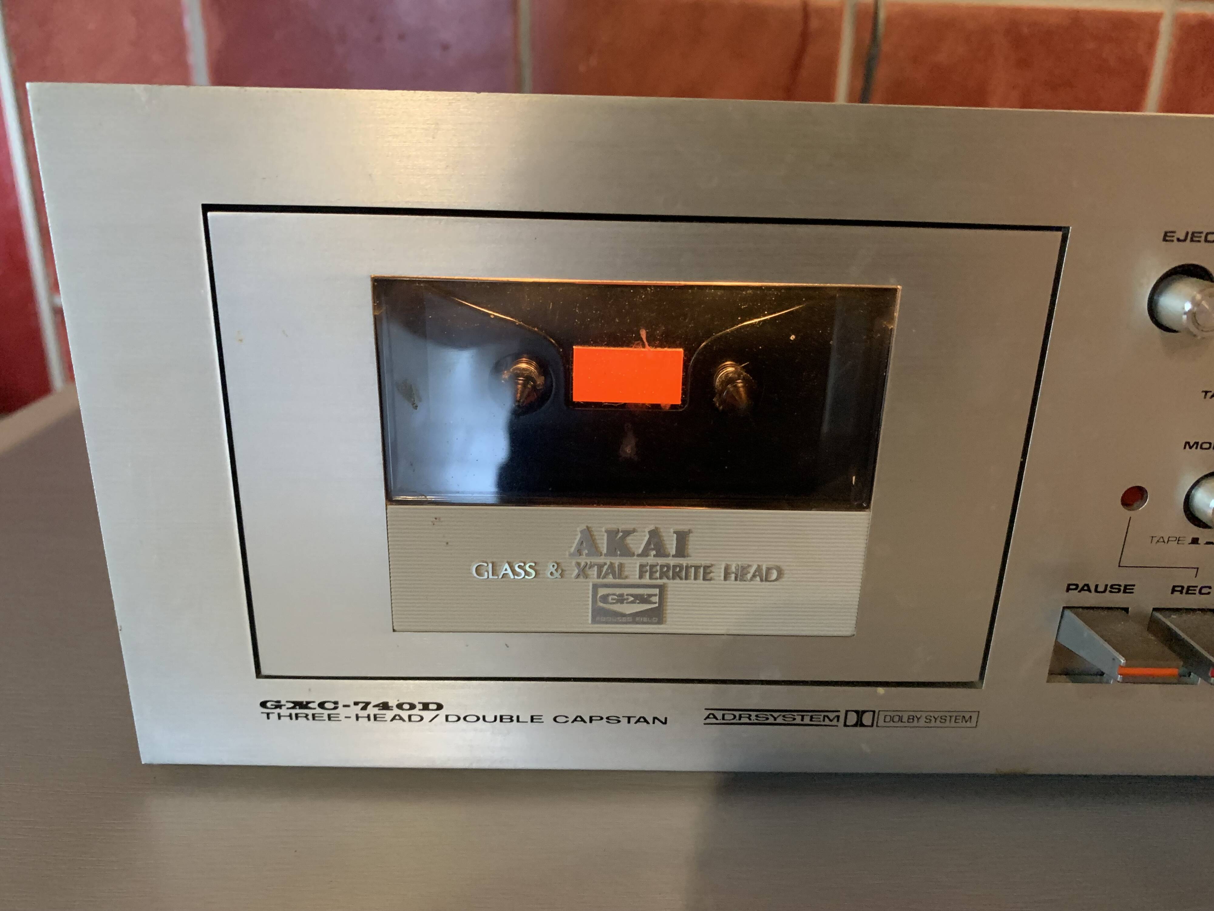 Vintage cassette player AKAI GXC-740D