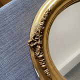 Old golden mirror