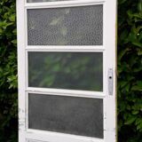 Porte vintage vitrages translucides