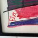 Vintage illustration by the Swiss artist Frédéric Schütz, signed FS 88, 1988, under frame